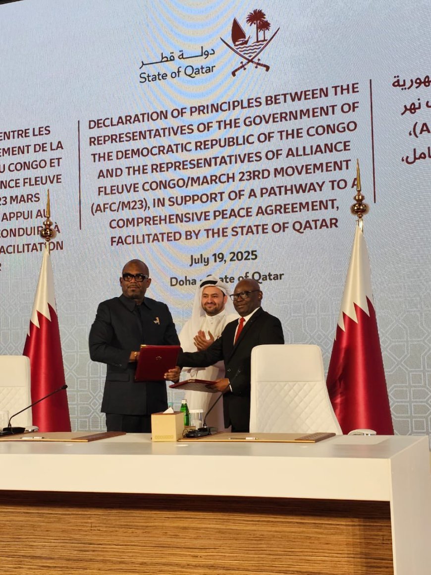 Ibikubiye mu myanzuro y’amahame yasinywe hagati ya RD Congo na AFC/M23