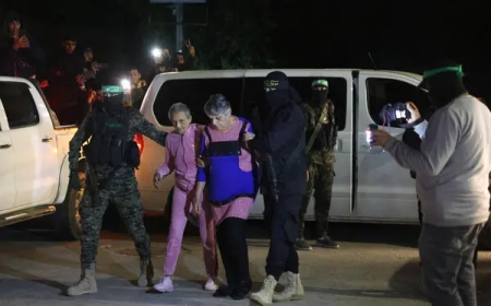 Hamas yarekuye abanya-Israel ababo babakirana ibyishimo